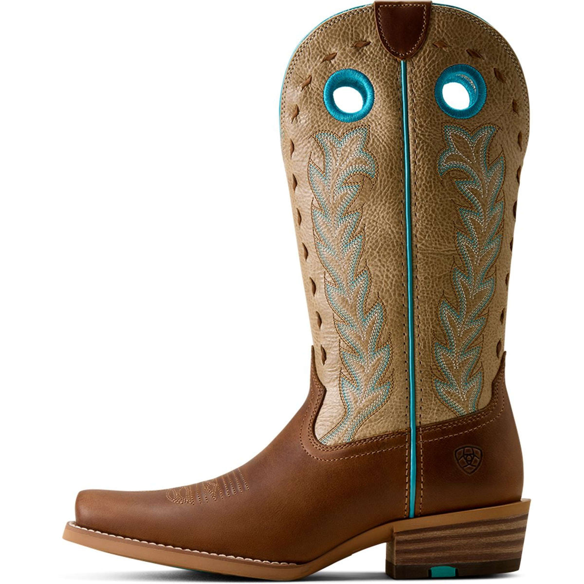 Ariat Stivali Western Lucera NcToe Donne Wheat Brown/Soft Parchment