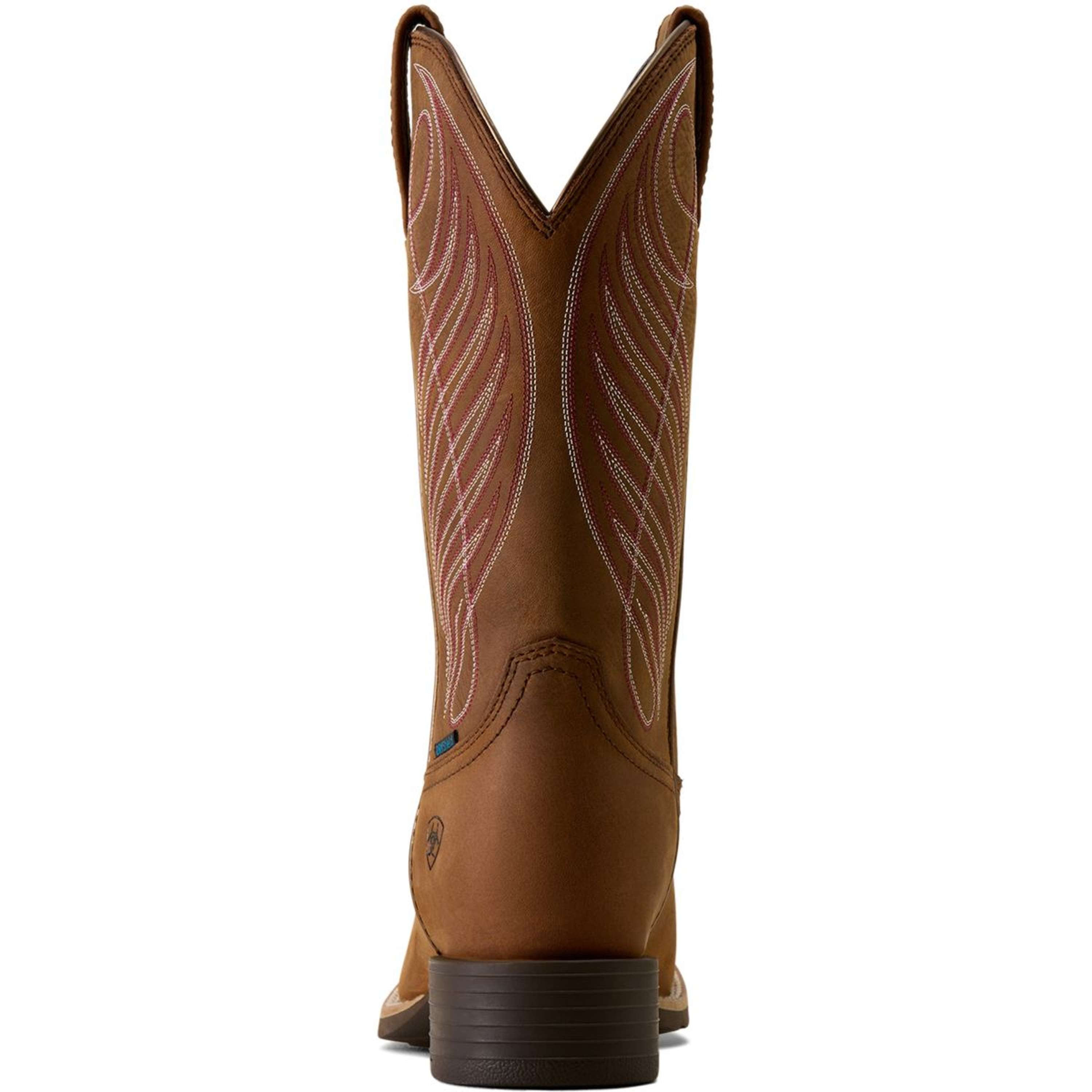 Ariat Stivali Western Round Up H2O Donne Marrone