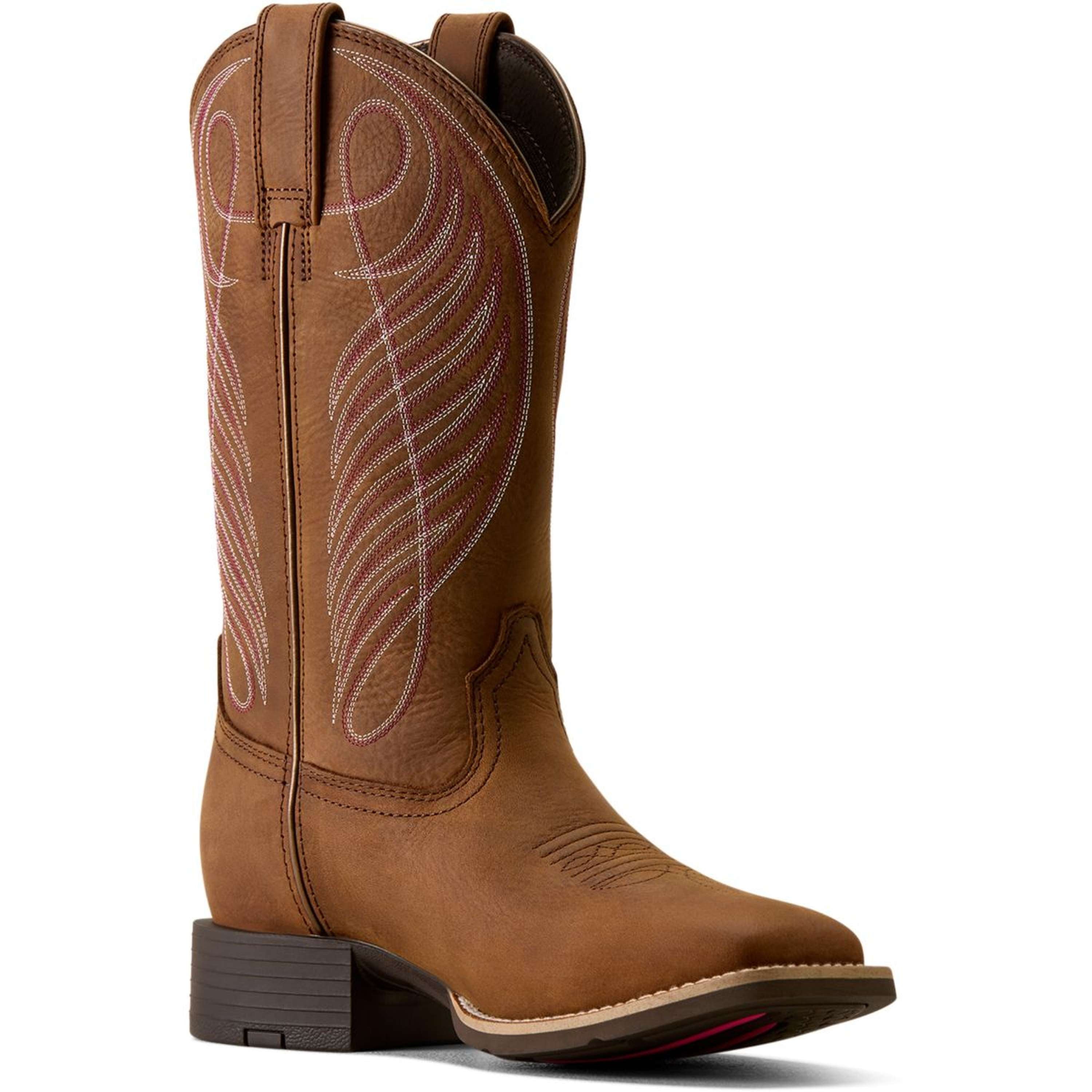 Ariat Stivali Western Round Up H2O Donne Marrone
