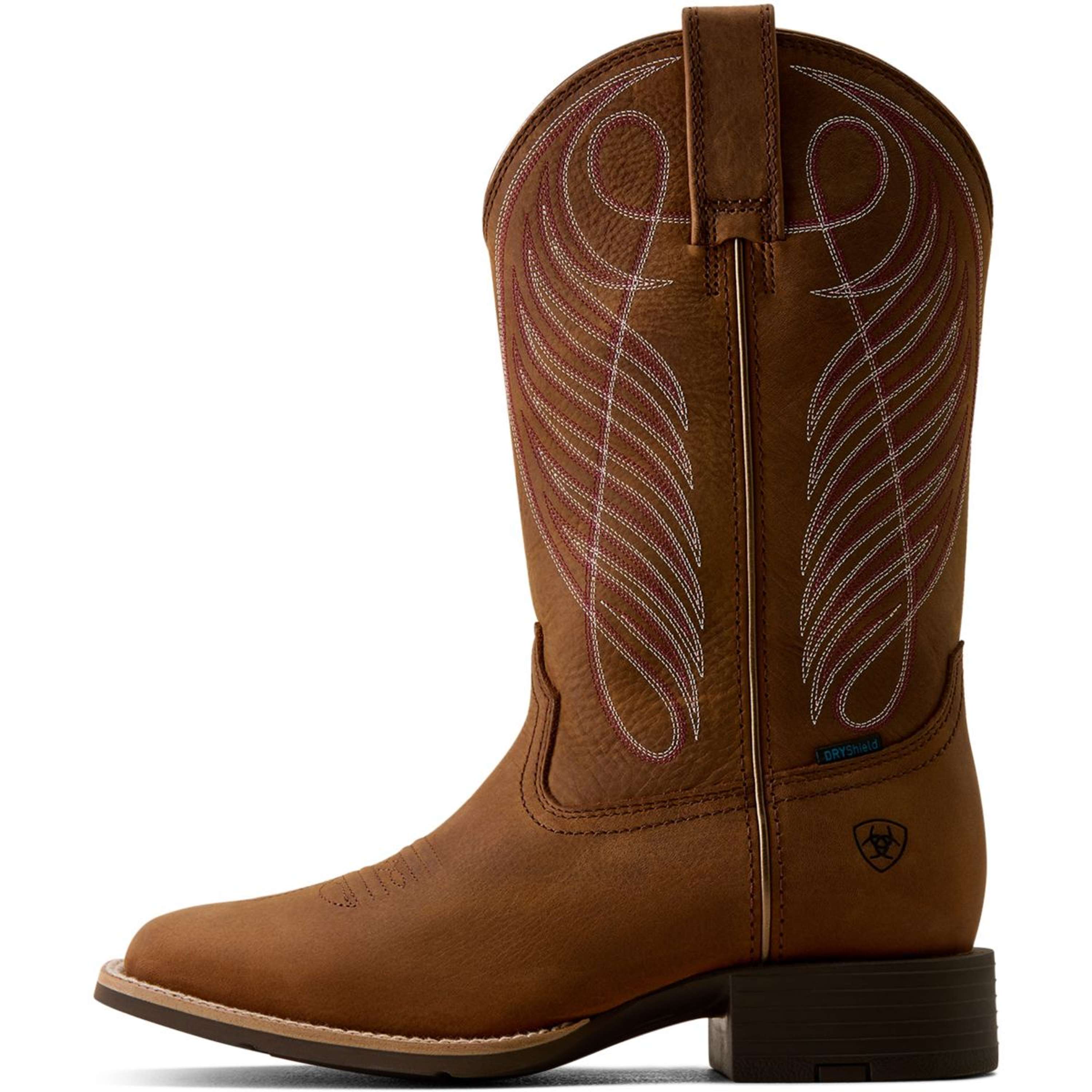 Ariat Stivali Western Round Up H2O Donne Marrone