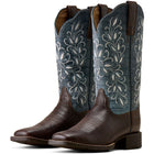 Ariat Stivali Western Round Up Holly Donne Chocolate Croc