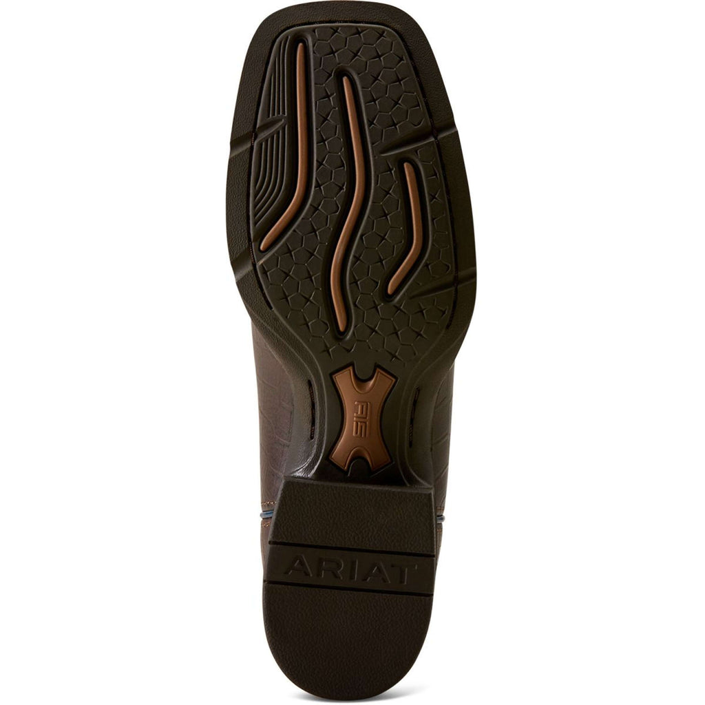 Ariat Stivali Western Round Up Holly Donne Chocolate Croc