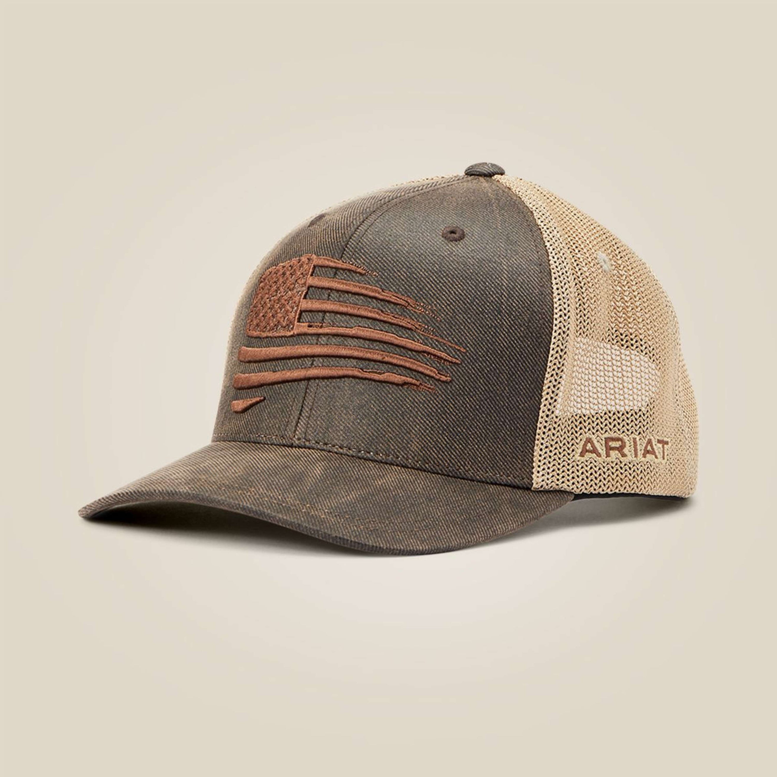 Ariat Cappello Patriot Flag Uomini Marrone Ariat Cappello Patriot Flag Uomini Marrone