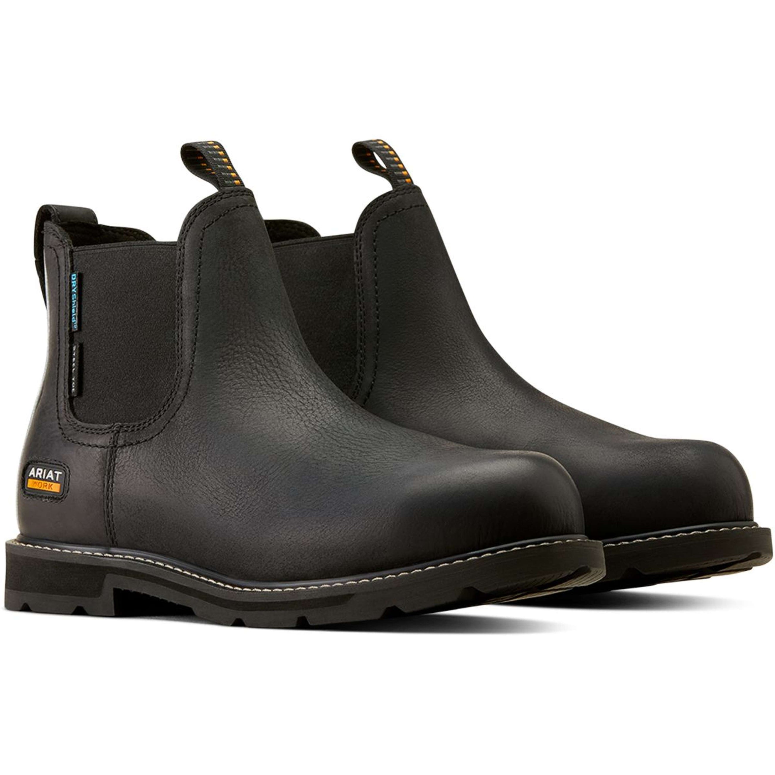 Ariat Stivaletti Groundbreaker Chelsea Waterproof Steel Toe Uomini Nero Ariat Stivaletti Groundbreaker Chelsea Waterproof Steel Toe Uomini Nero
