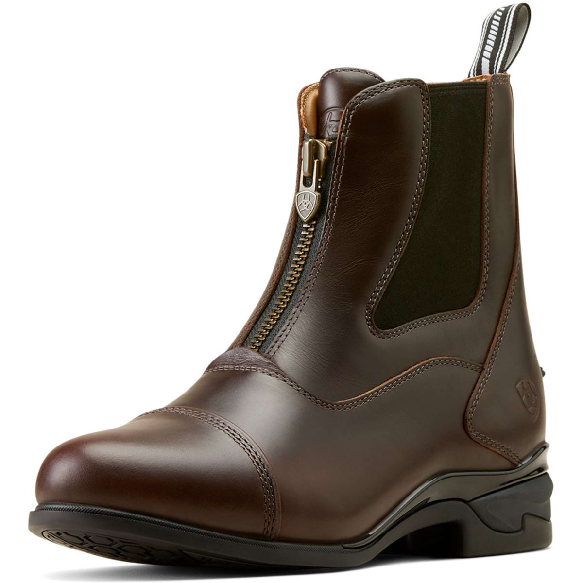 Ariat Stivaletti Devon Zip Donne Waxed Chocolate
