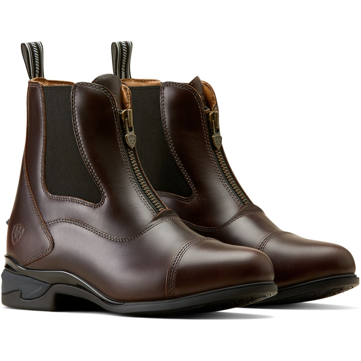 Ariat Stivaletti Devon Zip Donne Waxed Chocolate