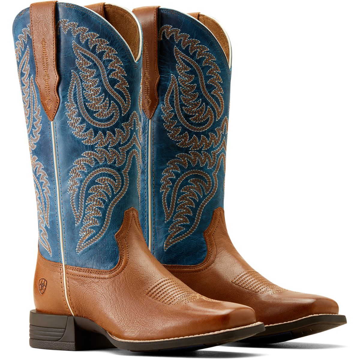 Ariat Stivale western Cattle Caite Donne Marrone/Blu