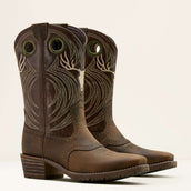 Ariat Stivali Western Hybrid Roughstock Antler Uomini Wild Taupe/Espresso