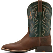 Ariat Stivali Western Sport Outdoor Uomini Brown Oiled/Tack Green