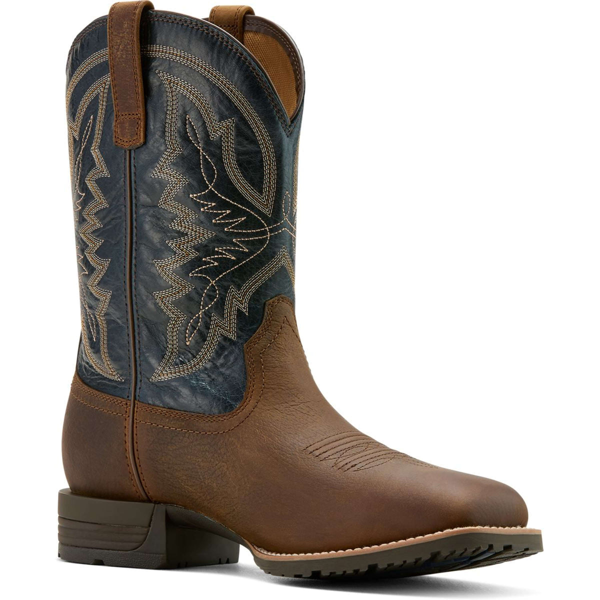Ariat Stivali Western Hybrid Ranchwork H2O Uomini Tavern Taupe/Dark Denim