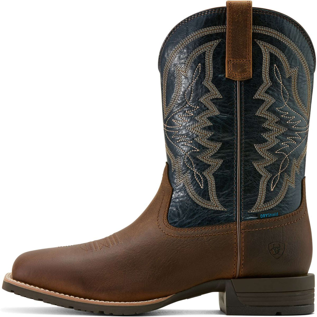 Ariat Stivali Western Hybrid Ranchwork H2O Uomini Tavern Taupe/Dark Denim