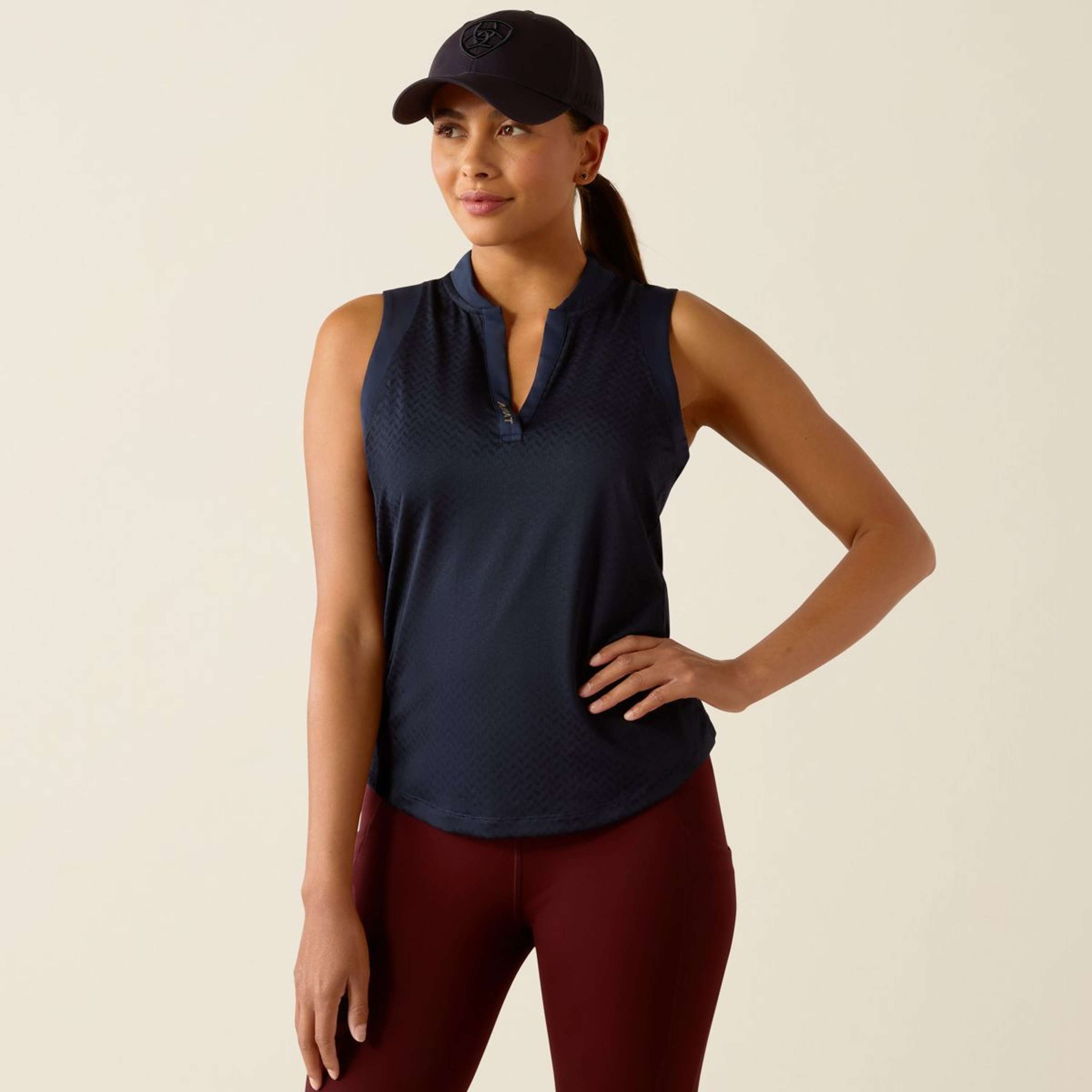 Ariat Top Mesa Baselayer Senza Maniche Navy Eclipse Ariat Top Mesa Baselayer Senza Maniche Navy Eclipse