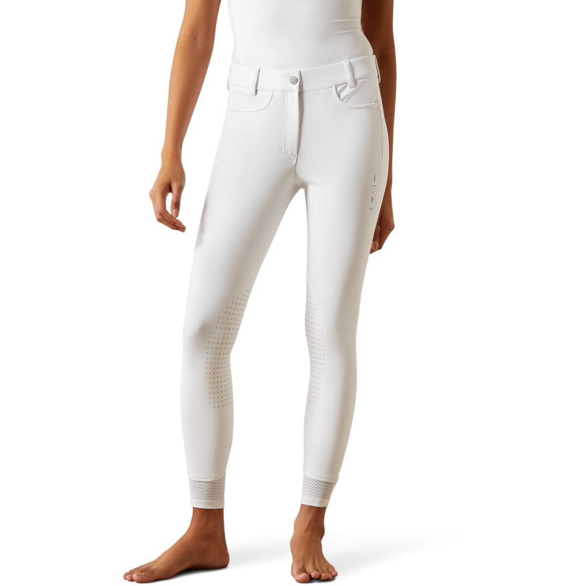 Ariat Pantaloni da Equitazione Tri Factor Show Bianco