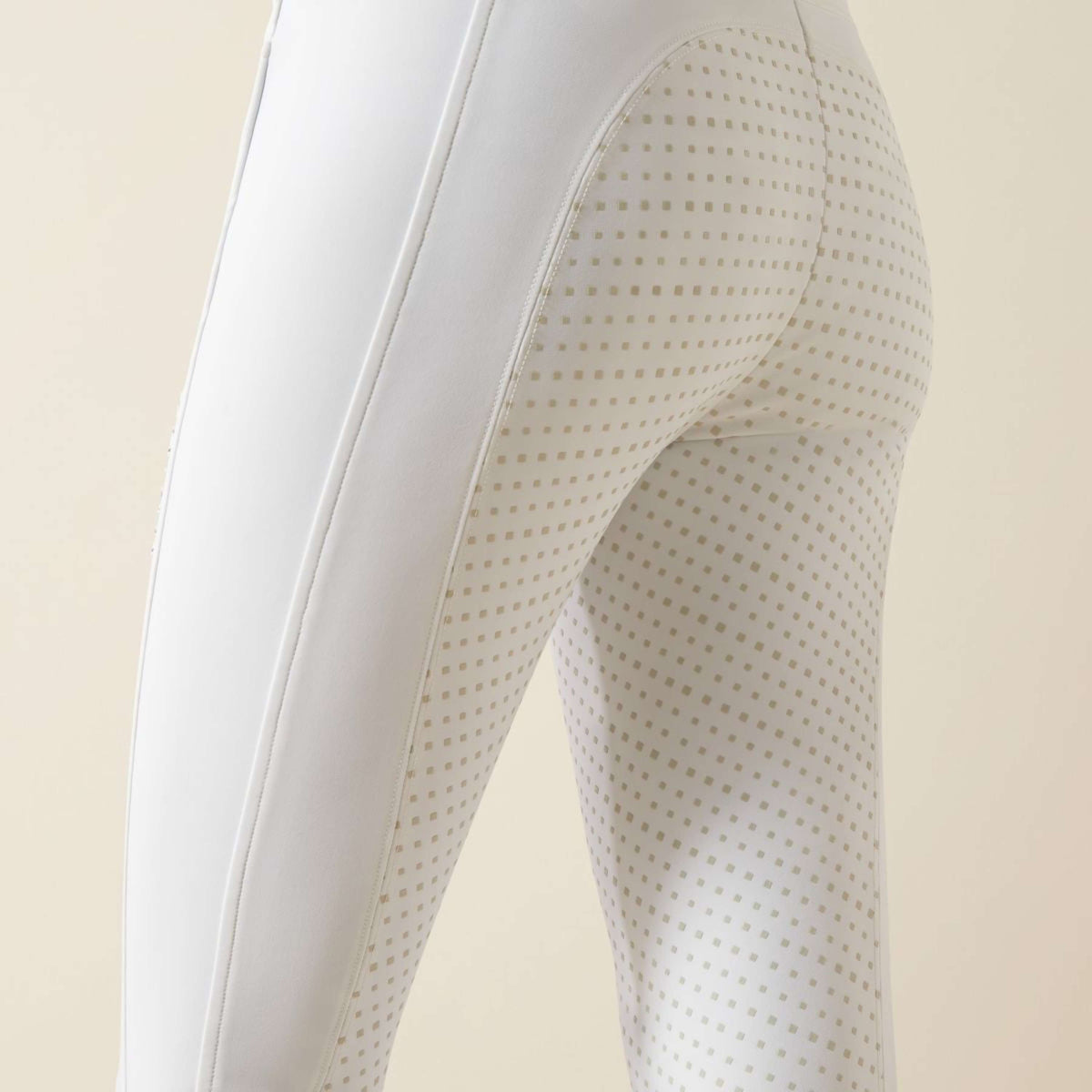Ariat Pantaloni da Equitazione Tri Factor NT Full Grip Bianco