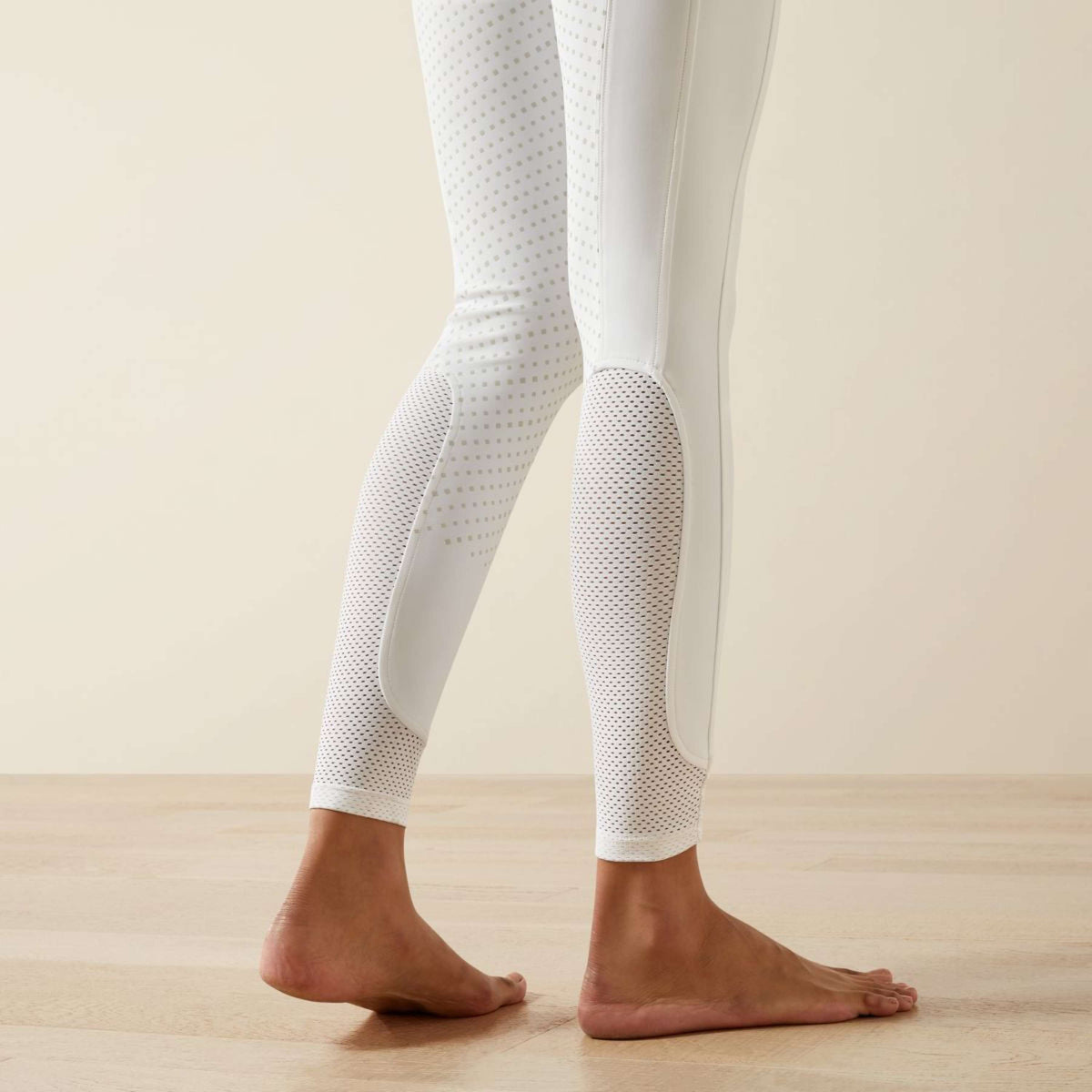 Ariat Pantaloni da Equitazione Tri Factor NT Full Grip Bianco