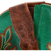 Ariat Stivali Western Round Up Stretchfit Donne Arizona Brown/Aged Jade