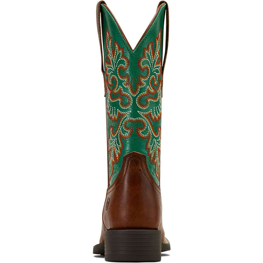 Ariat Stivali Western Round Up Stretchfit Donne Arizona Brown/Aged Jade