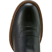 Ariat Stivali Western Round Up Stretchfit Donne Black Deertan/Garnet Emboss