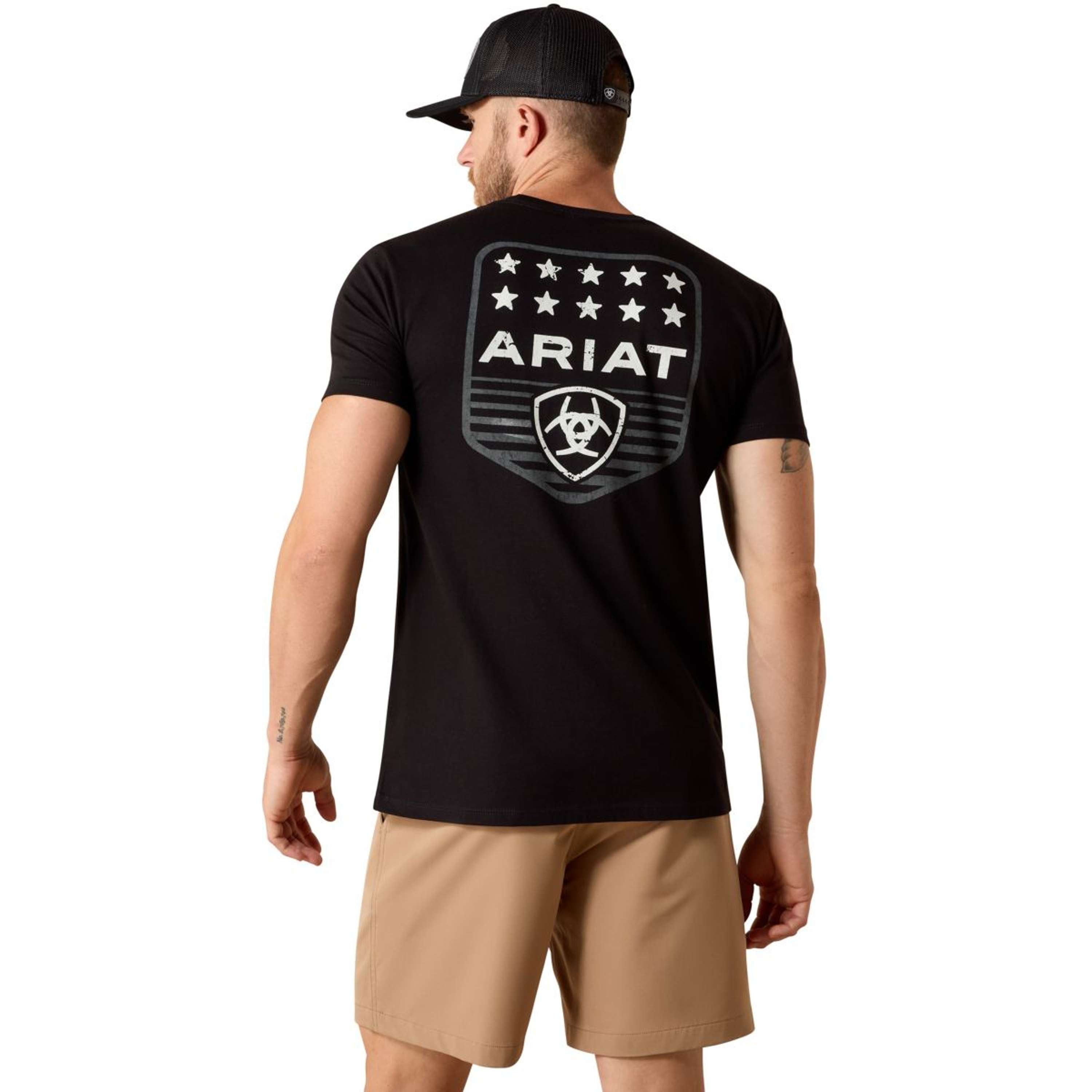 Ariat Maglietta Patriotic Uomini Nero
