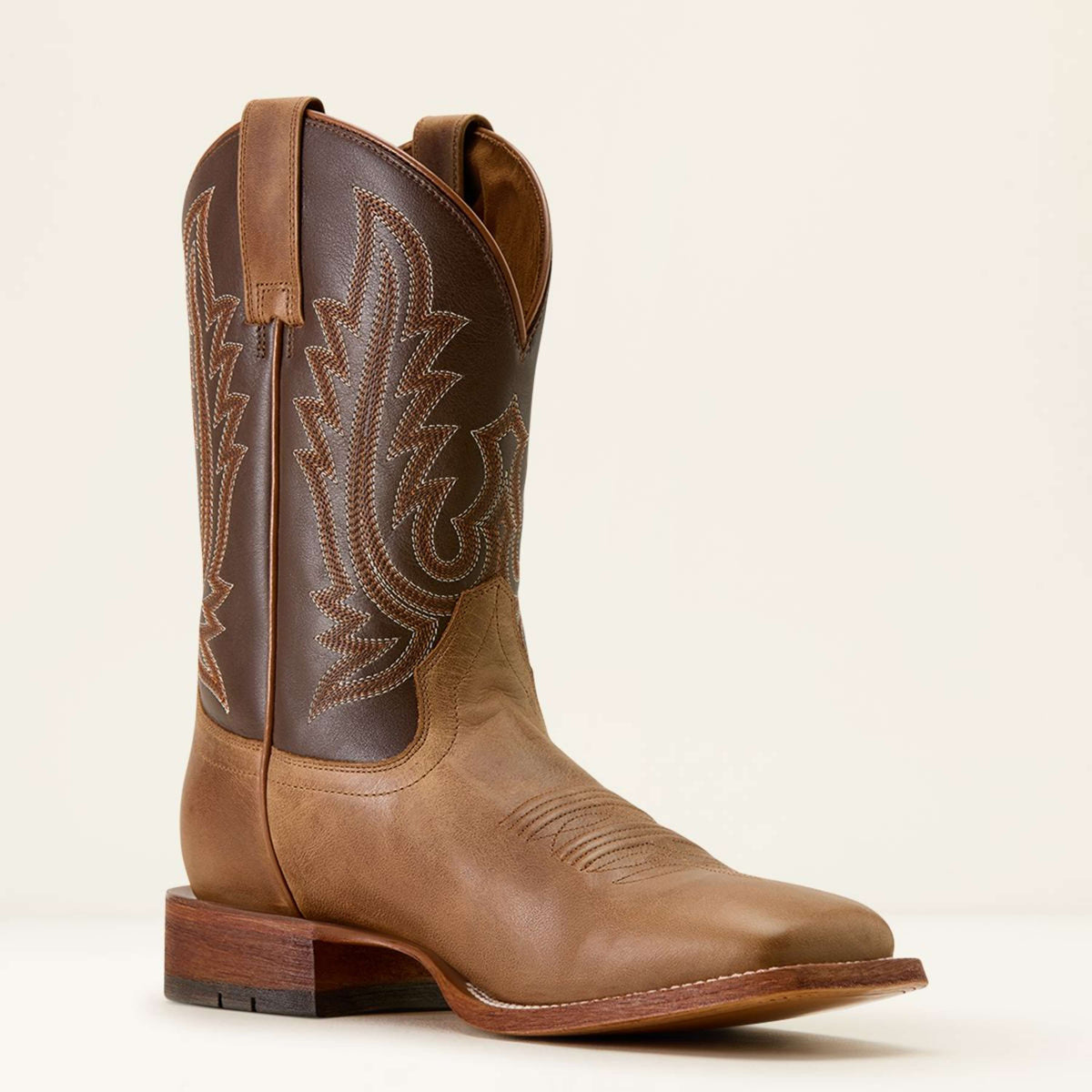 Ariat Stivali Western County Roads Uomini Wheat Tan/Santa Fe Brown