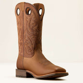 Ariat Stivali Western Highland Toughstock Uomini Distressed Brown/Tack Room Brown