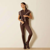 Ariat Maglietta Breathe 1/2 Zip Donne Pommel Brown