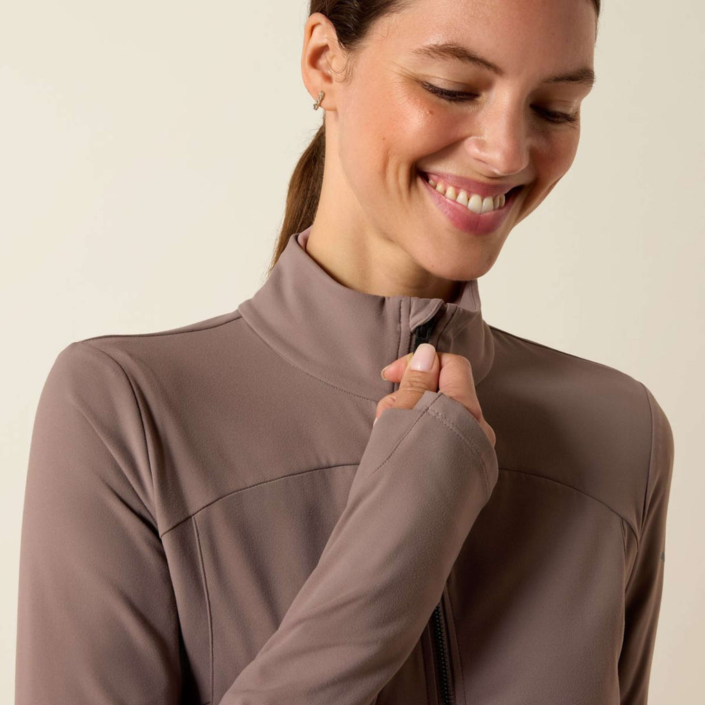 Ariat Felpa con cappuccio e zip Solveil Full Zip Donne Iron