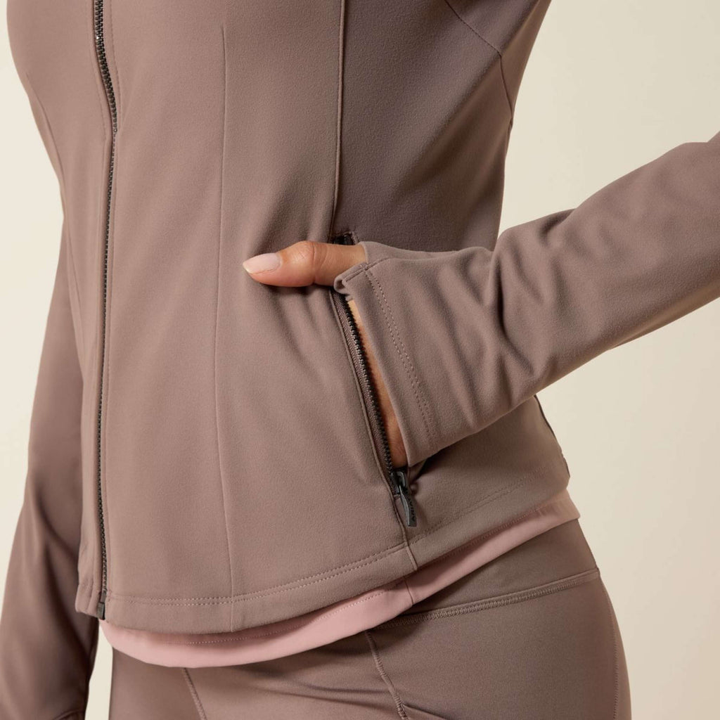 Ariat Felpa con cappuccio e zip Solveil Full Zip Donne Iron