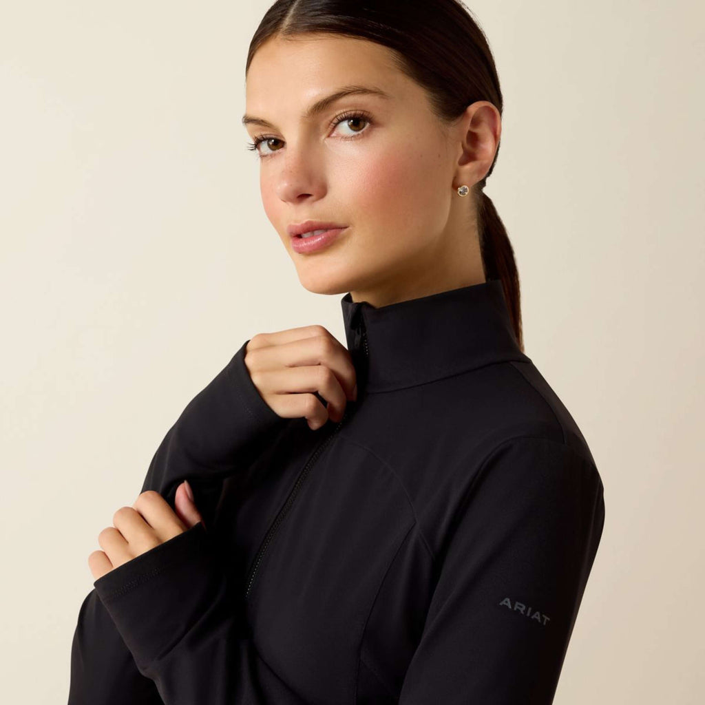 Ariat Felpa con cappuccio e zip Solveil Full Zip Donne Nero