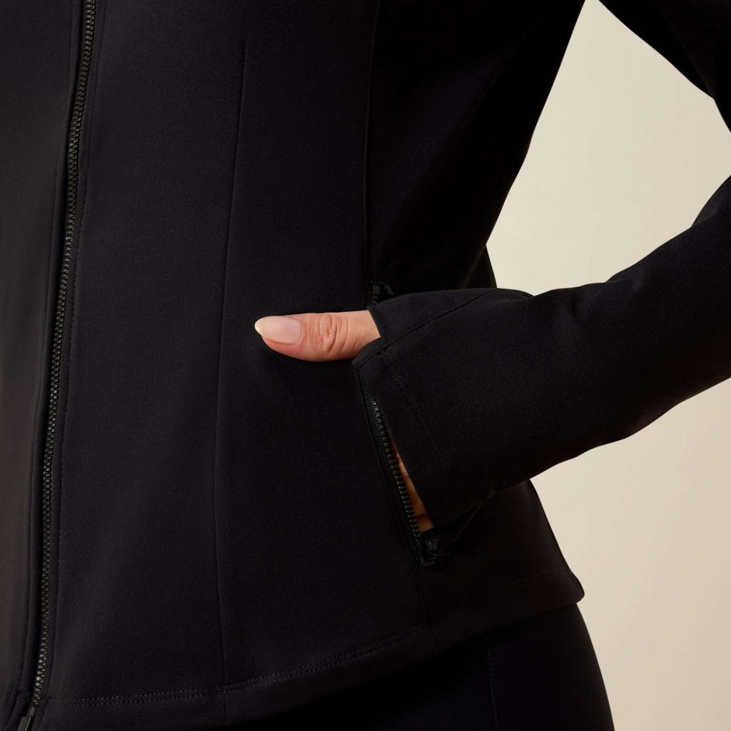 Ariat Felpa con cappuccio e zip Solveil Full Zip Donne Nero