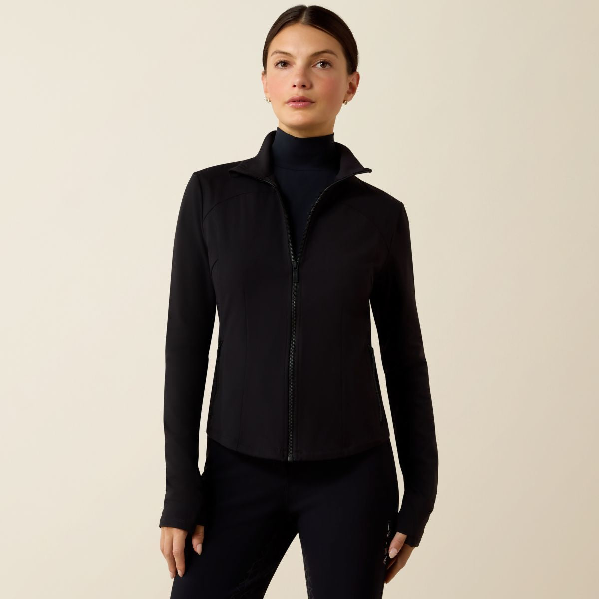 Ariat Felpa con cappuccio e zip Solveil Full Zip Donne Nero