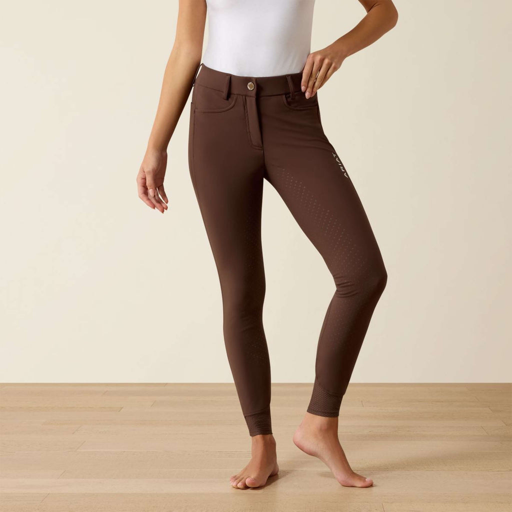 Ariat Pantaloni da Equitazione Tri Factor NT Full Grip Pommel Brown