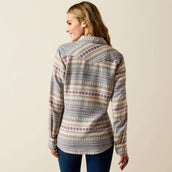 Ariat Blusa Arizona Western Donne Ombre Blue Southwest