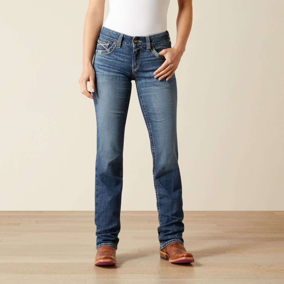Ariat Jeans Estelle Straight Leg Donne Canadian