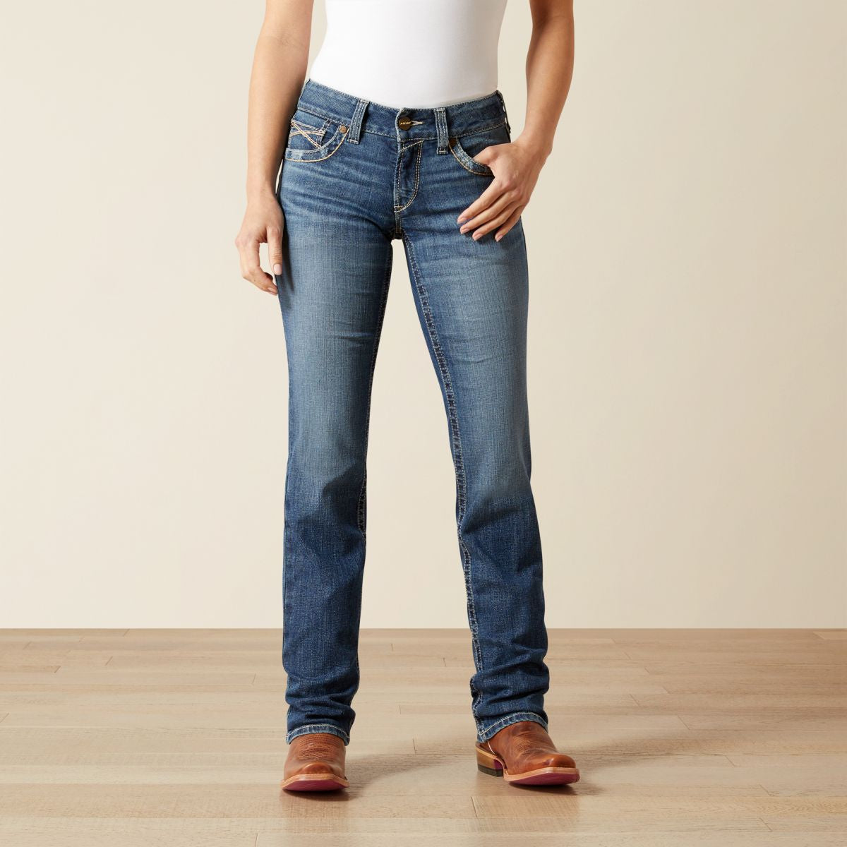Ariat Jeans Estelle Straight Leg Donne Canadian