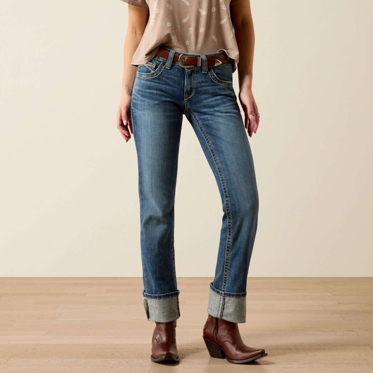 Ariat Jeans Estelle Straight Leg Donne Canadian