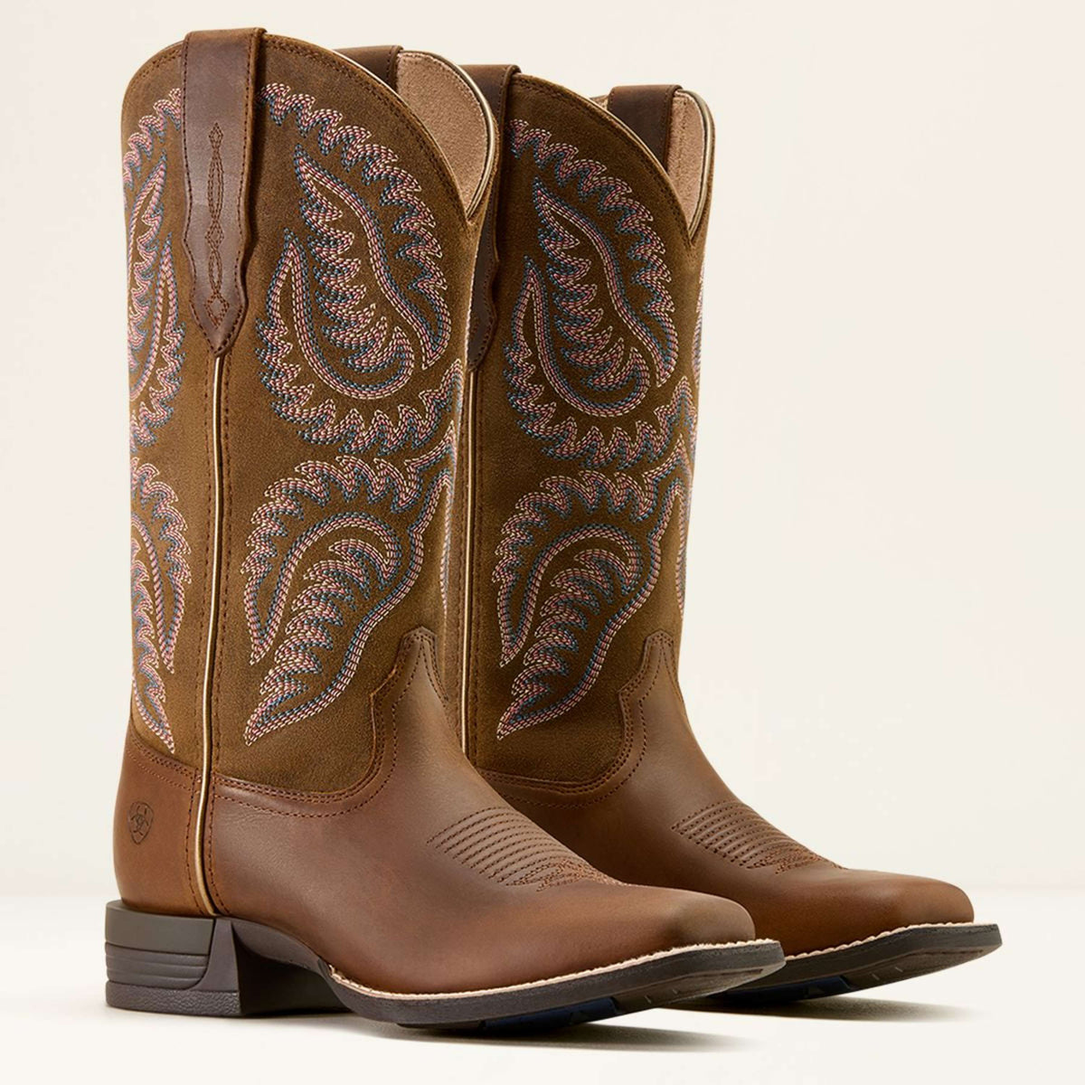 Ariat Stivali Western Cattle Caite Donne Distressed Brown/Adobe Clay