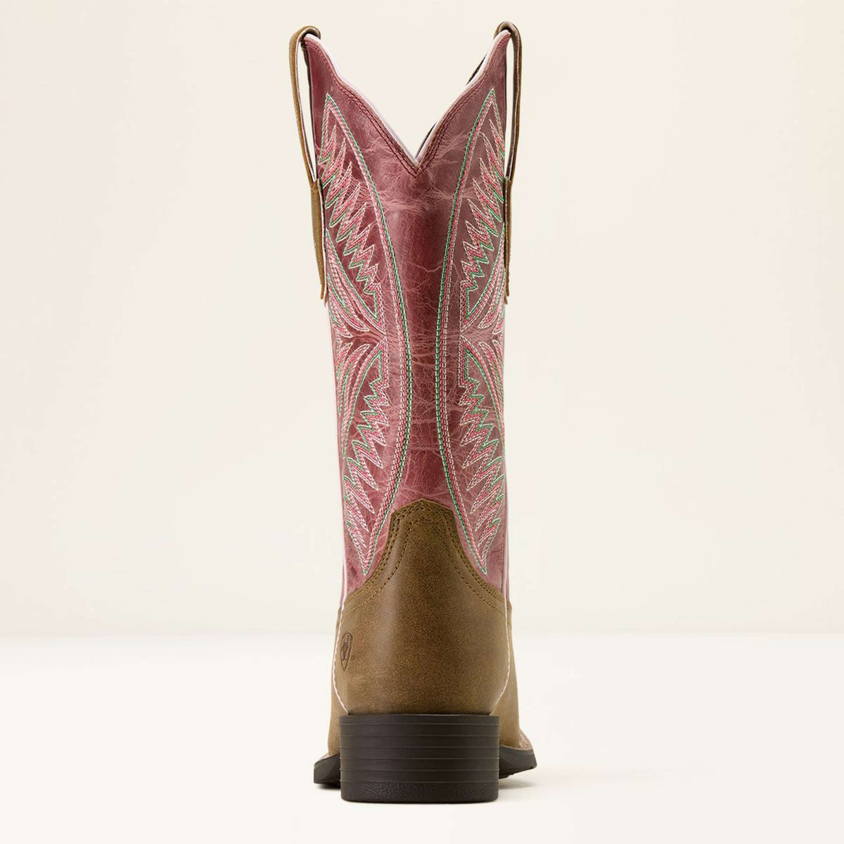 Ariat Stivali Western Round Up Ruidoso Donne Brown Bomber/Dusty Rose