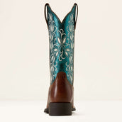 Ariat Stivali Western Round Up Holly Donne Beasty Brown/Metallic Sea