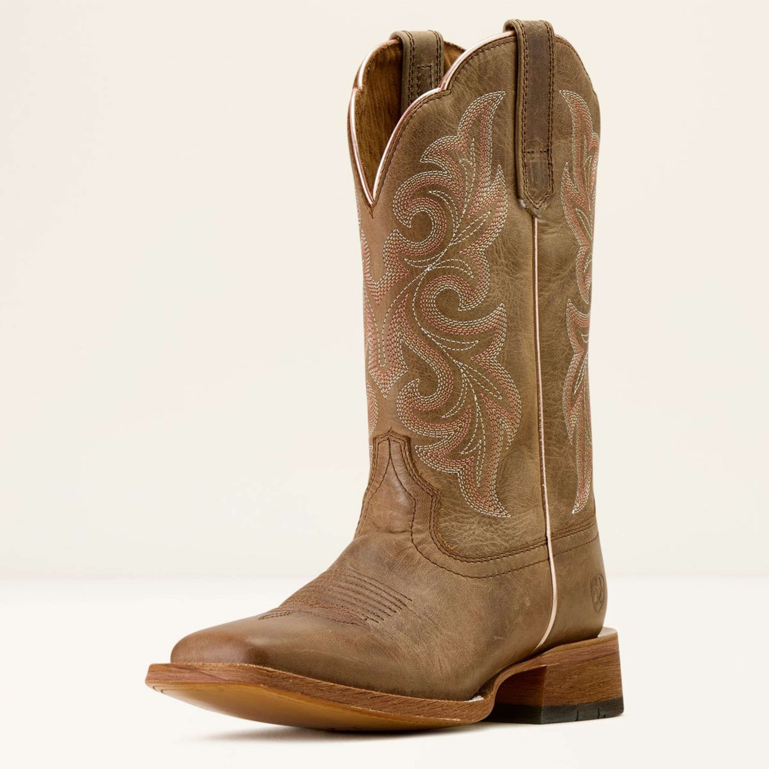 Ariat Stivali Western County Lane Donne Natural Tan