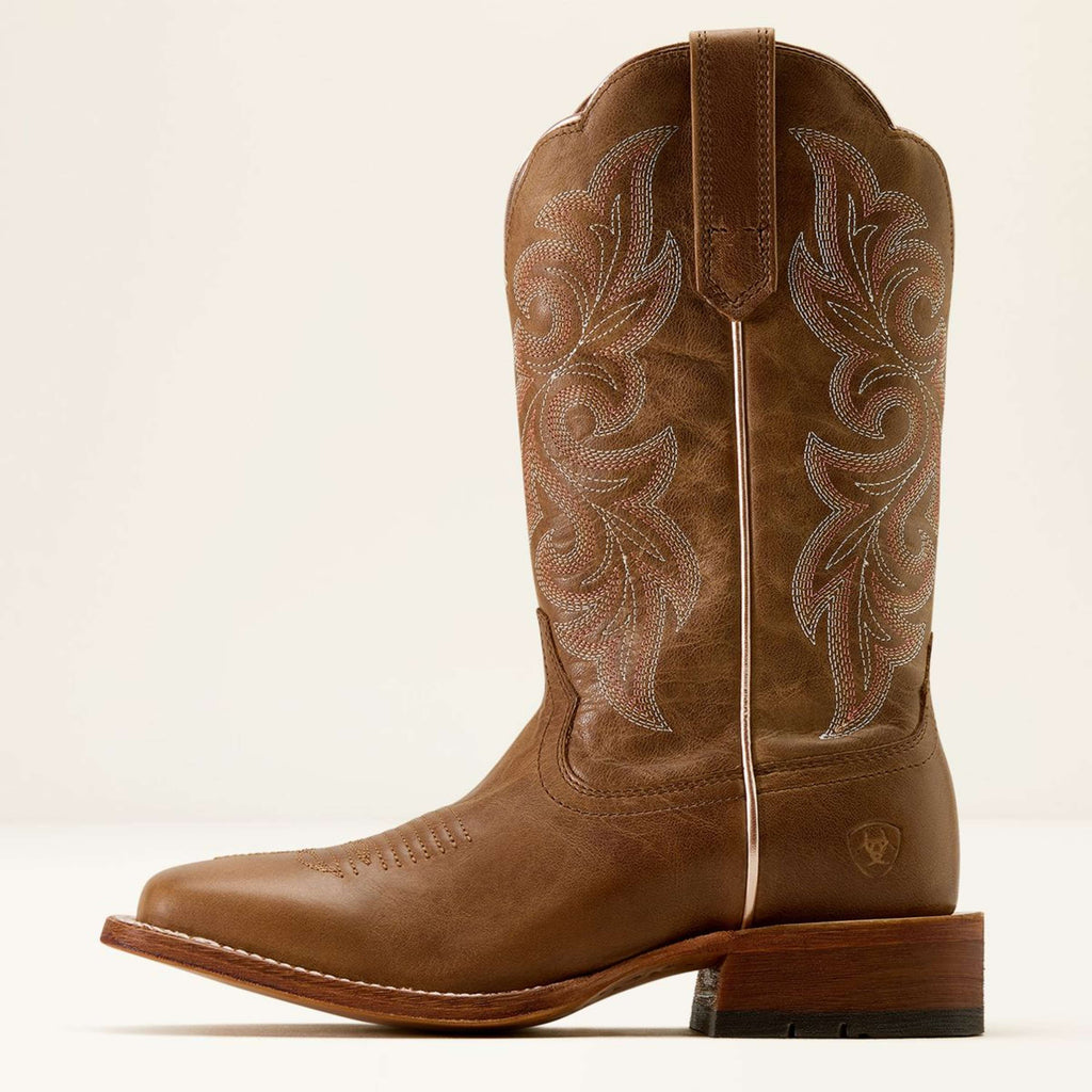 Ariat Stivali Western County Lane Donne Natural Tan