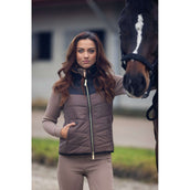 Mrs. Ros Gilet Nero/Tortora