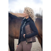 Mrs. Ros Gilet Nero/Tortora