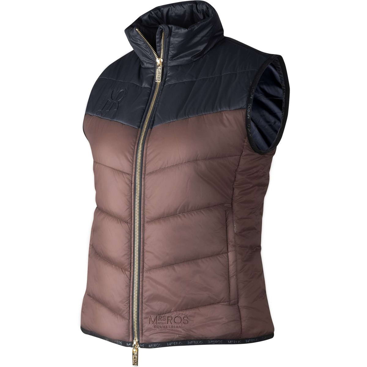 Mrs. Ros Gilet Nero/Tortora