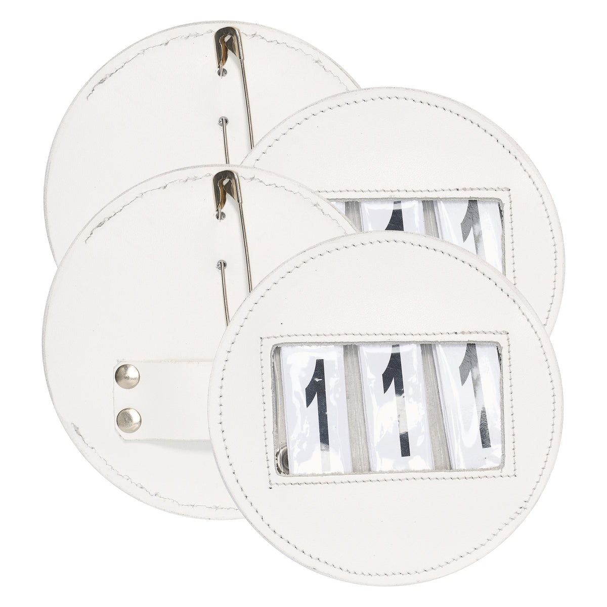 Imperial Riding Numeri di Gara IHRRound Bianco