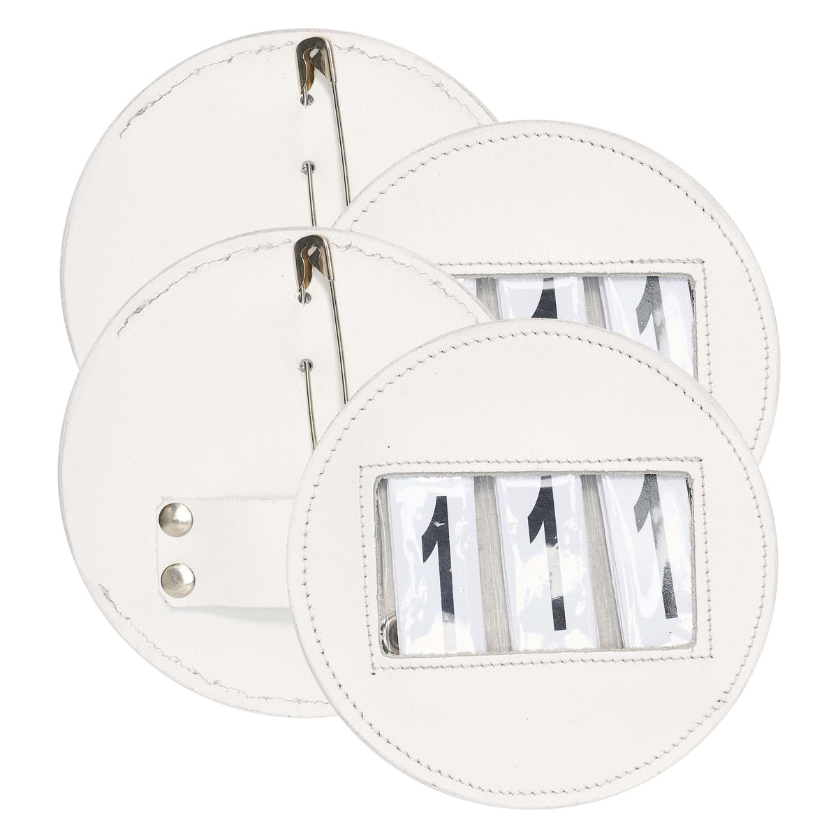 Imperial Riding Numeri di Gara IHRRound Bianco