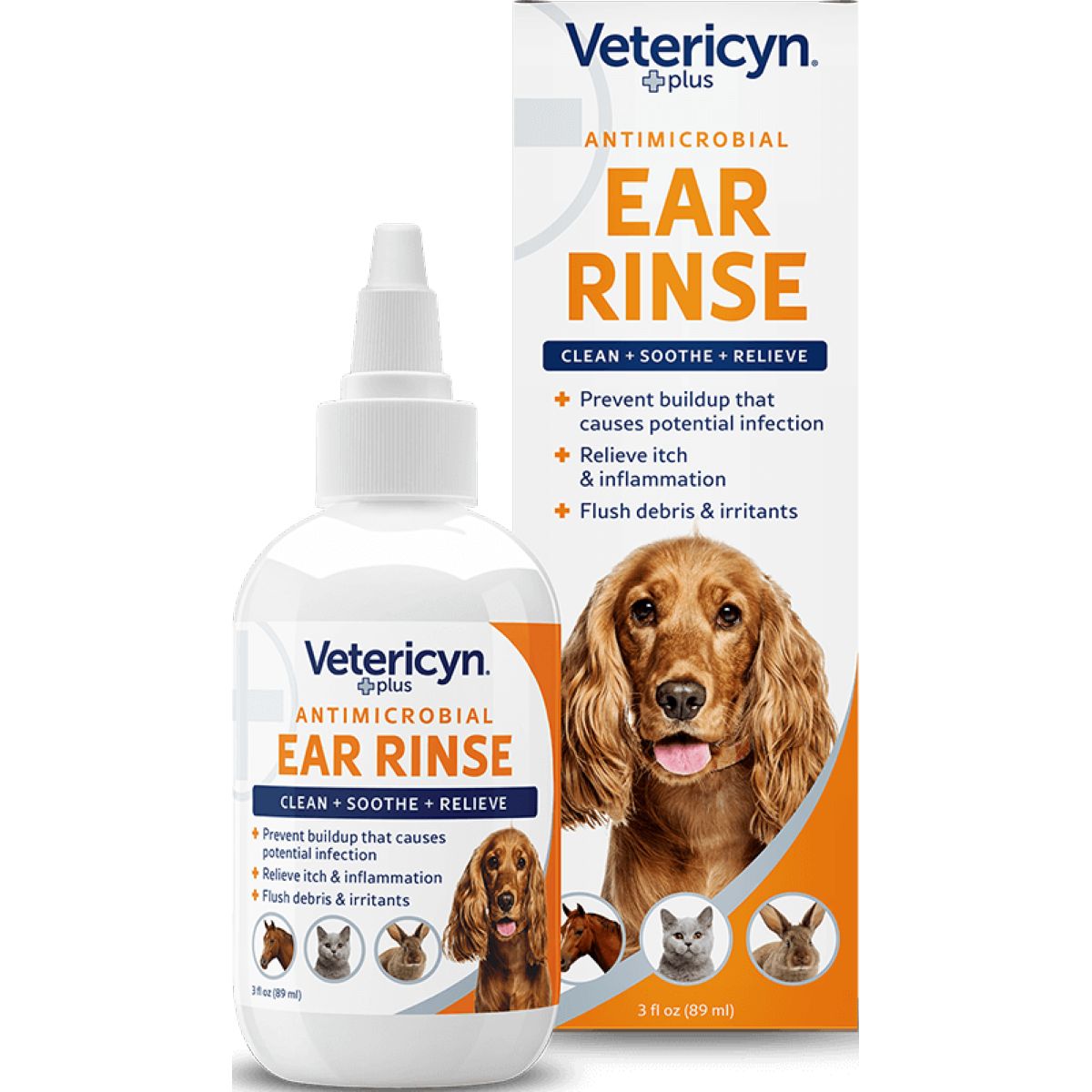 Vetericyn Risciacquo auricolare per tutti gli animali