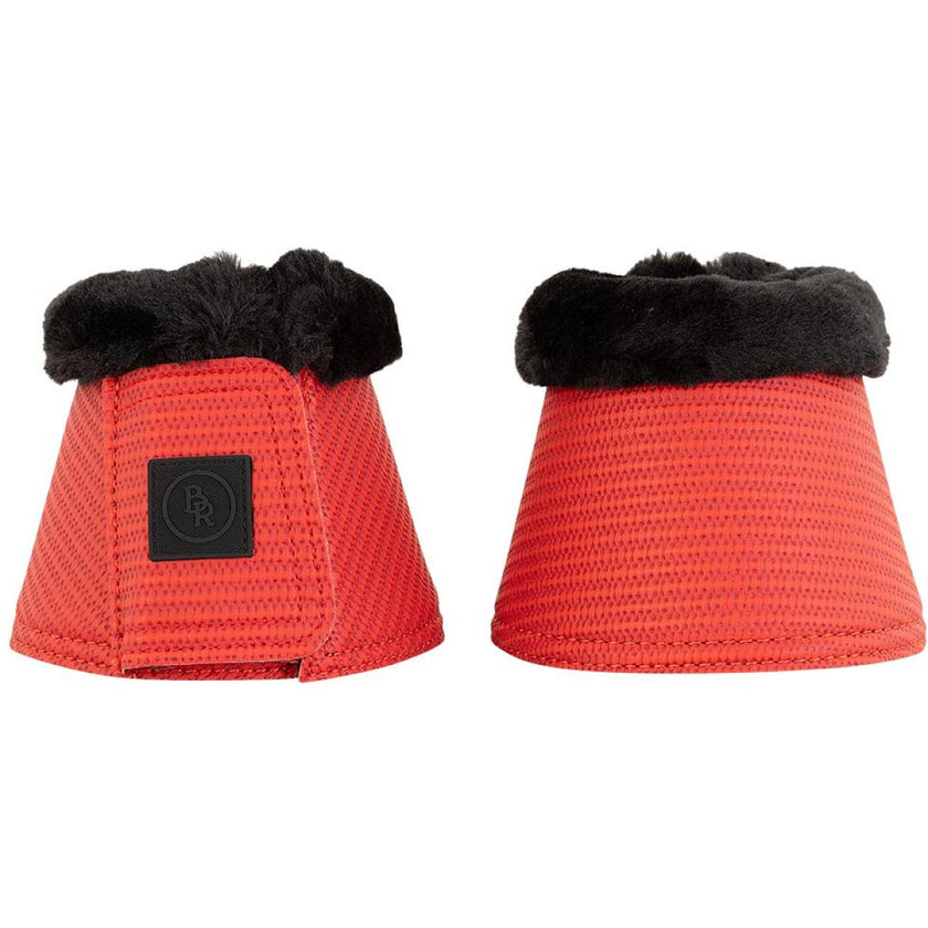 BR Stivaletti a Campana AW25 Majestic Fur Joy Rosso Tango