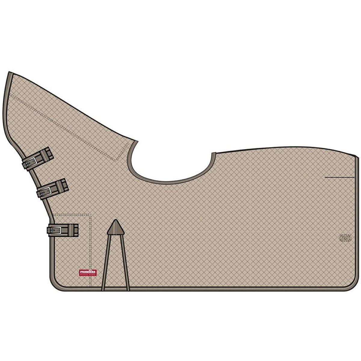 Premiere Coperta Antimosche da Passeggio con Collo Fisso Cemento