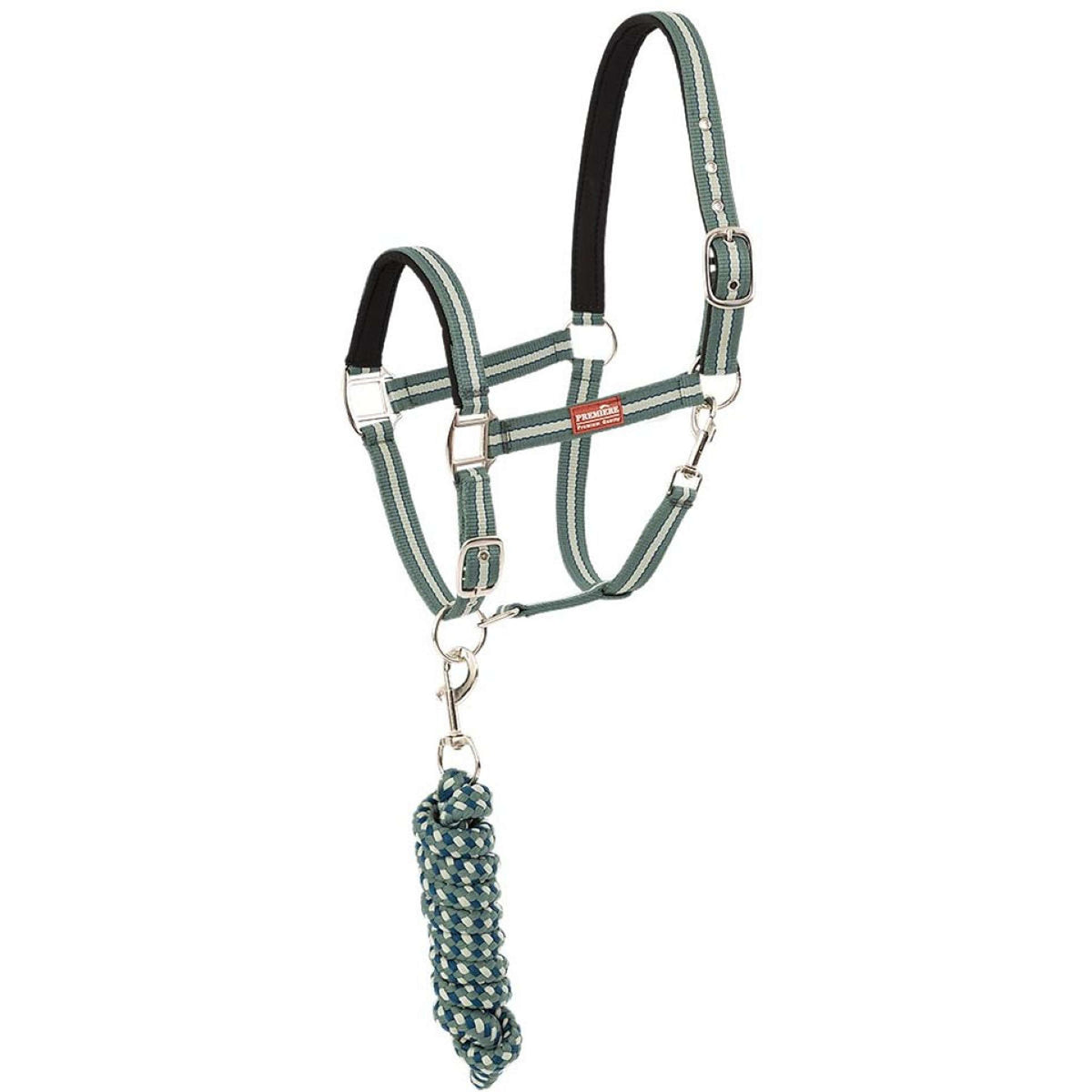 Premiere Set Cavezza AW25 con Moschettone Duck Green